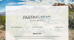 Desktop Screenshot of partingseas.com