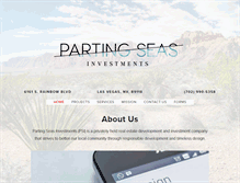 Tablet Screenshot of partingseas.com